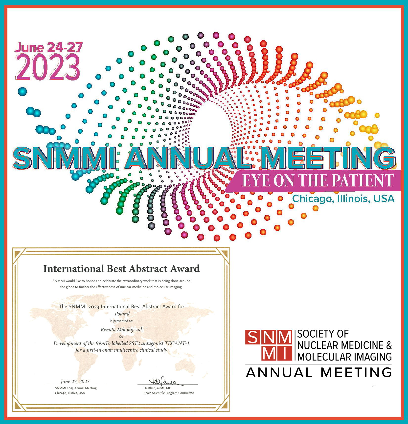 SNMMI Annual Meeting 2023 w Chicago Narodowe Centrum Badań Jądrowych
